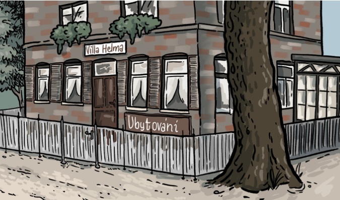 Vila Helma v komiksu